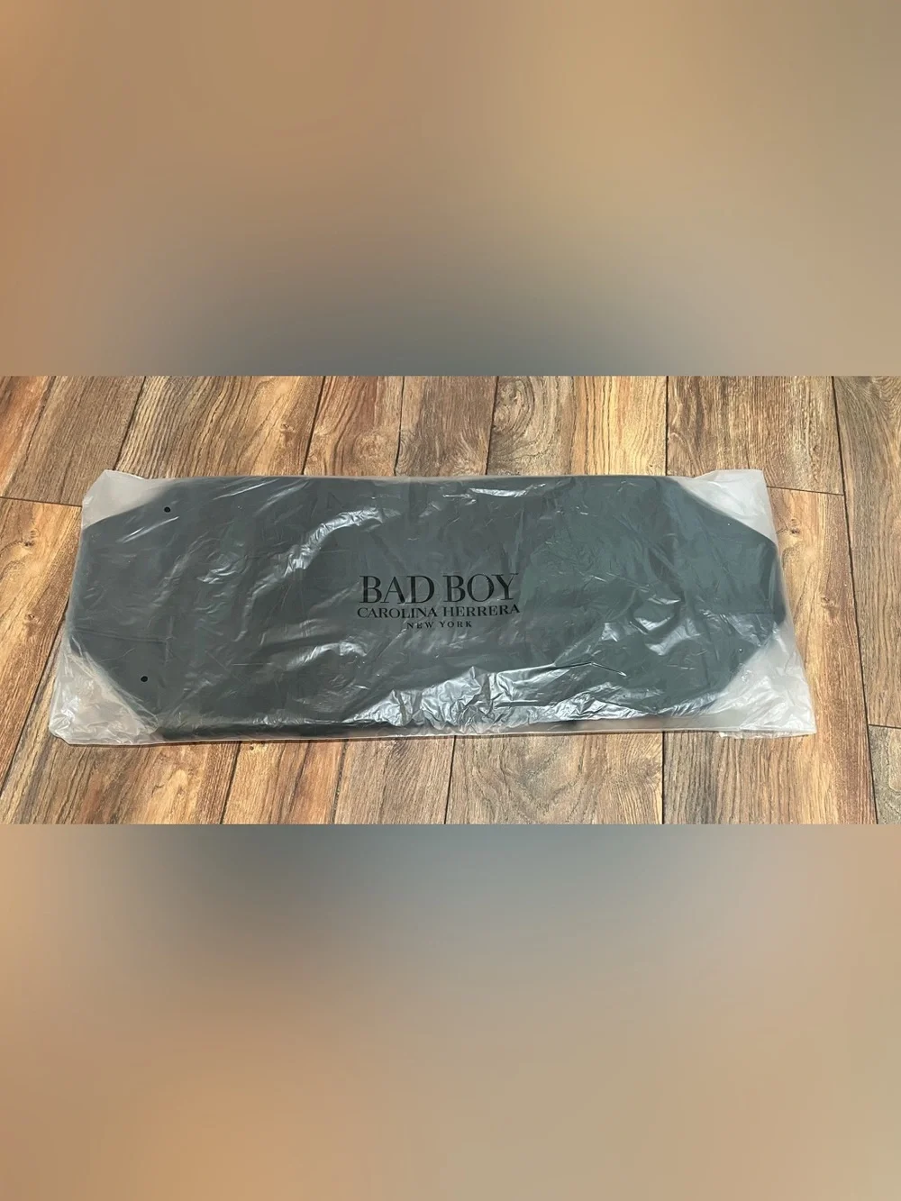 Carolina Herrera CH Black Weekender Duffle Bag | Travel Gym Overnight Bag | OS